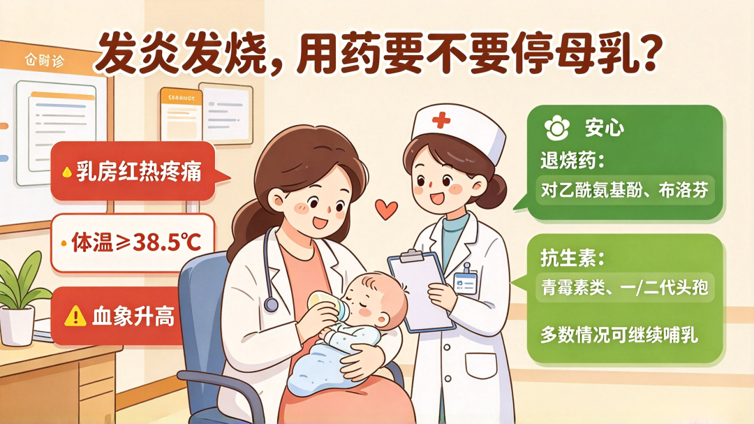哺乳期乳腺炎用药与哺乳指导