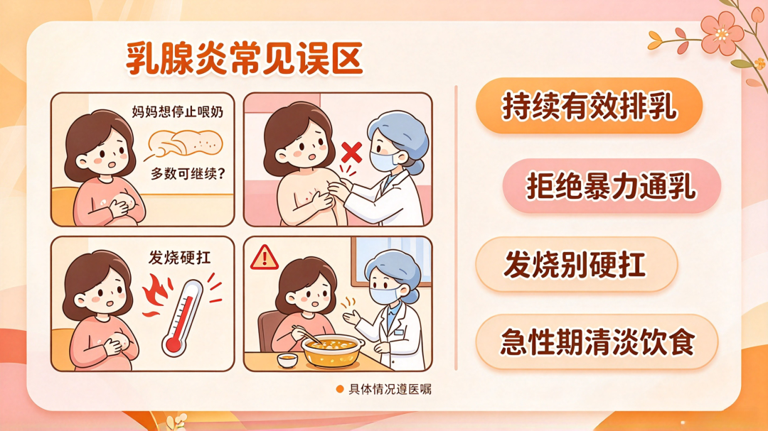 乳腺炎常见误区